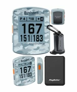 Bushnell Phantom 2 Handheld Golf GPS -Wedges Sales BUSHNELL PHANTOM 2 GRAY CAMO BUNDLE