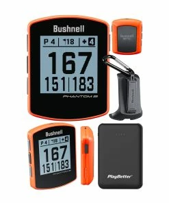 Bushnell Phantom 2 Handheld Golf GPS -Wedges Sales BUSHNELL PHANTOM 2 ORANGE BUNDLE