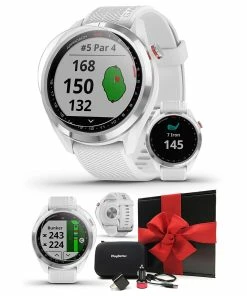 Garmin Approach S42 GPS Golf Watch 50 Garmin Approach S42 GPS Golf Watch -Wedges Sales GARMINAPPROACHS42WHITEGIFTBOXBUNDLE