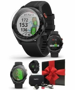 Garmin Approach S62 GPS Golf Smartwatch 36 Garmin Approach S62 GPS Golf Smartwatch -Wedges Sales GARMINAPPROACHS62BLACKGIFTBOXBUNDLE