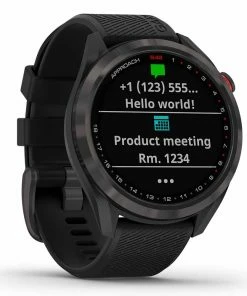 Garmin Approach S42 GPS Golf Watch 33 Garmin Approach S42 GPS Golf Watch -Wedges Sales GarminApproachS42Black 3