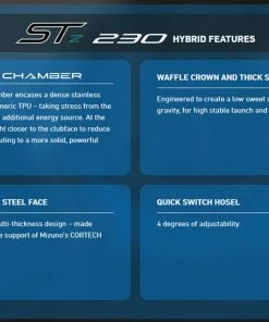 Mizuno Golf Mizuno ST-Z 230 Ladies Hybrids -Wedges Sales Mizuno ST Z 230 Hybrids Features 80808.1674338362