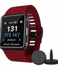 Shot Scope V3 Golf GPS Watch With Performance Tracking 28 Shot Scope V3 Golf GPS Watch With Performance Tracking -Wedges Sales Shot Scope V3 Red 1