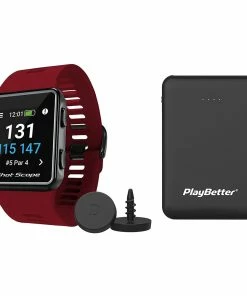 Shot Scope V3 Golf GPS Watch With Performance Tracking 36 Shot Scope V3 Golf GPS Watch With Performance Tracking -Wedges Sales Shot Scope V3 Red Bundle