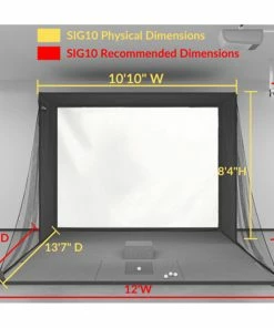 PlayBetter SIG10 Golf Simulator Enclosure -Wedges Sales SkyTrak SIG10 Golf Simulator Enclosure 3