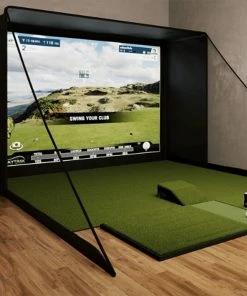 PlayBetter SIG12 Golf Simulator Enclosure 12 PlayBetter SIG12 Golf Simulator Enclosure -Wedges Sales SkyTrak SIG12 Golf Simulator Enclosure 2