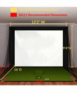 PlayBetter SIG12 Golf Simulator Enclosure 13 PlayBetter SIG12 Golf Simulator Enclosure -Wedges Sales SkyTrak SIG12 Golf Simulator Enclosure 3