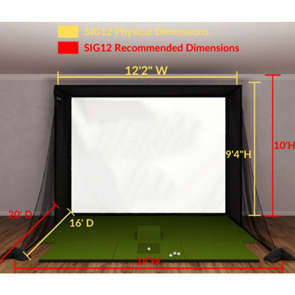 PlayBetter SIG12 Golf Simulator Enclosure 8 PlayBetter SIG12 Golf Simulator Enclosure - Image 6