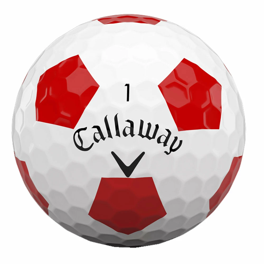 Callaway Chrome Soft Truvis Red Golf Balls - Dozen 2018 4 Callaway Chrome Soft Truvis Red Golf Balls - Dozen 2018 - Image 2