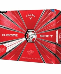 Callaway Chrome Soft Truvis Red Golf Balls - Dozen 2018