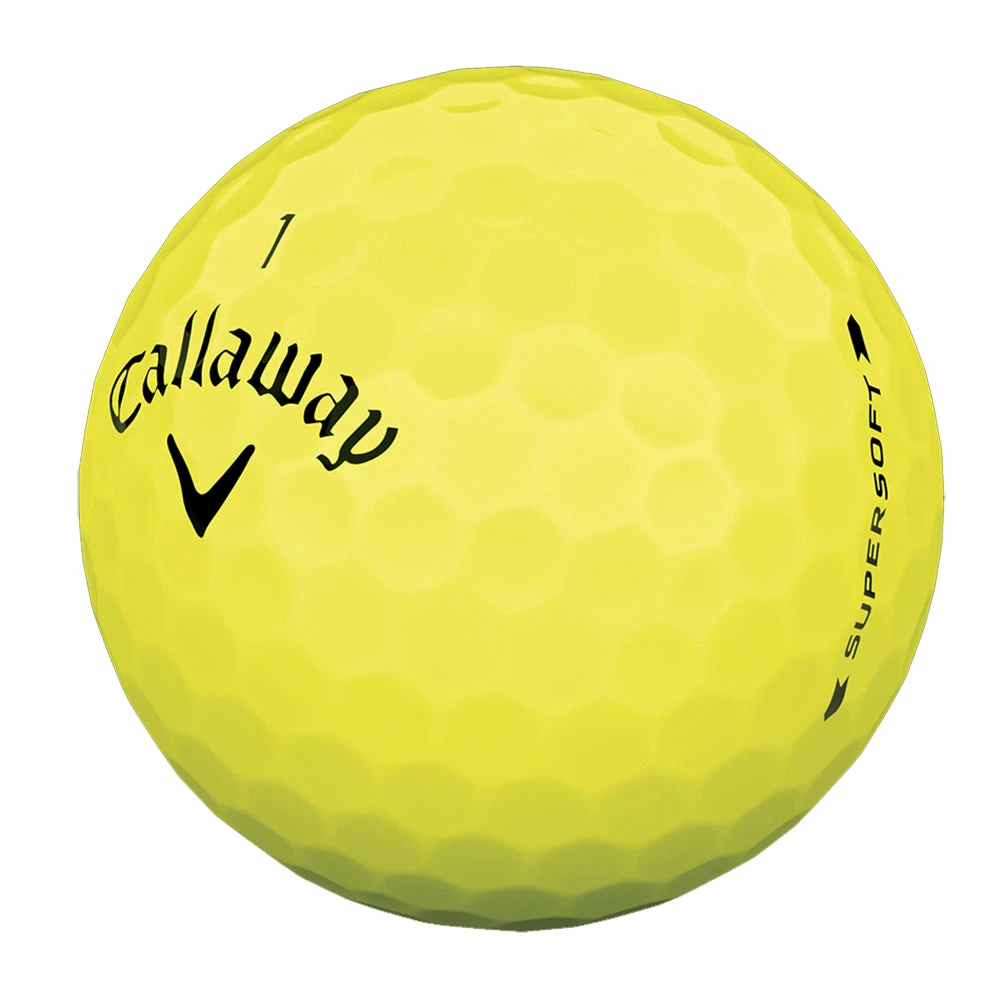 Callaway Supersoft Yellow Golf Balls 5 Callaway Supersoft Yellow Golf Balls - Image 3