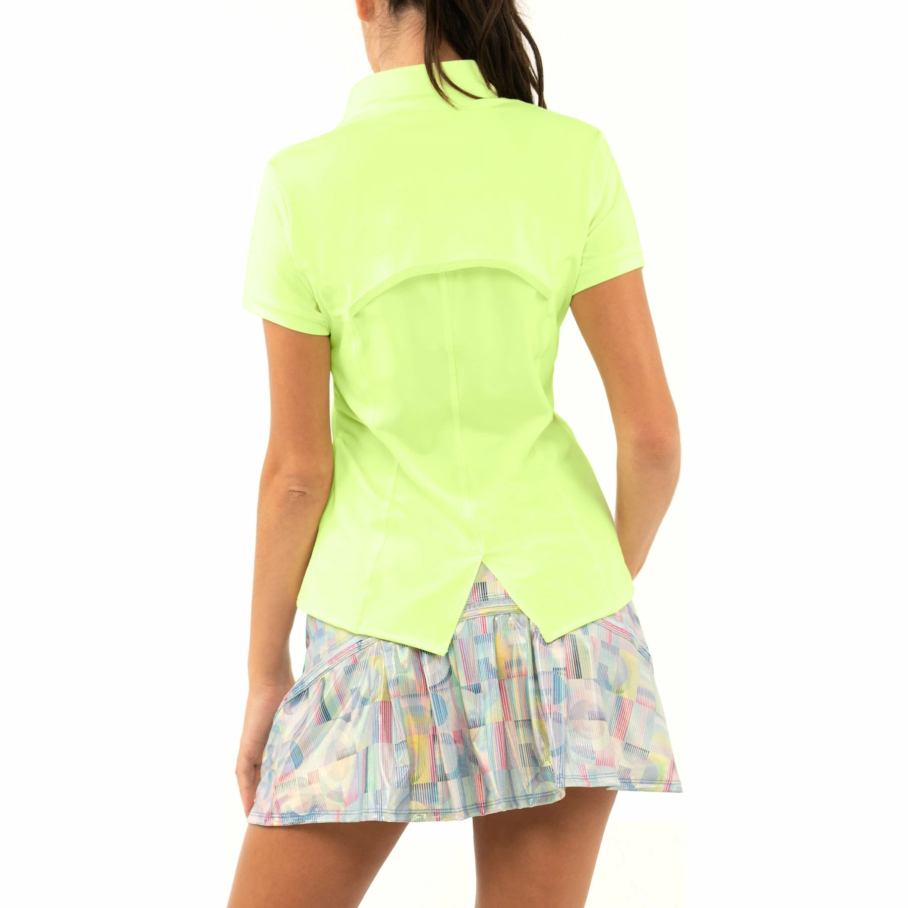 Lucky In Love Chi Chi Womens Shortsleeve Golf Shirt 4 Lucky In Love Chi Chi Womens Shortsleeve Golf Shirt - Image 2