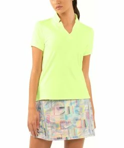 Lucky In Love Chi Chi Womens Shortsleeve Golf Shirt