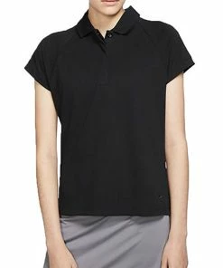 Nike Golf Nike Dri Fit UV Womens Cap Sleeve Golf Polo