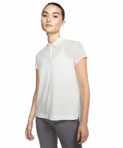 Nike Golf Nike Flex Womens Sheer Sleeve Golf Polo -Wedges Sales 10274 133SAIL