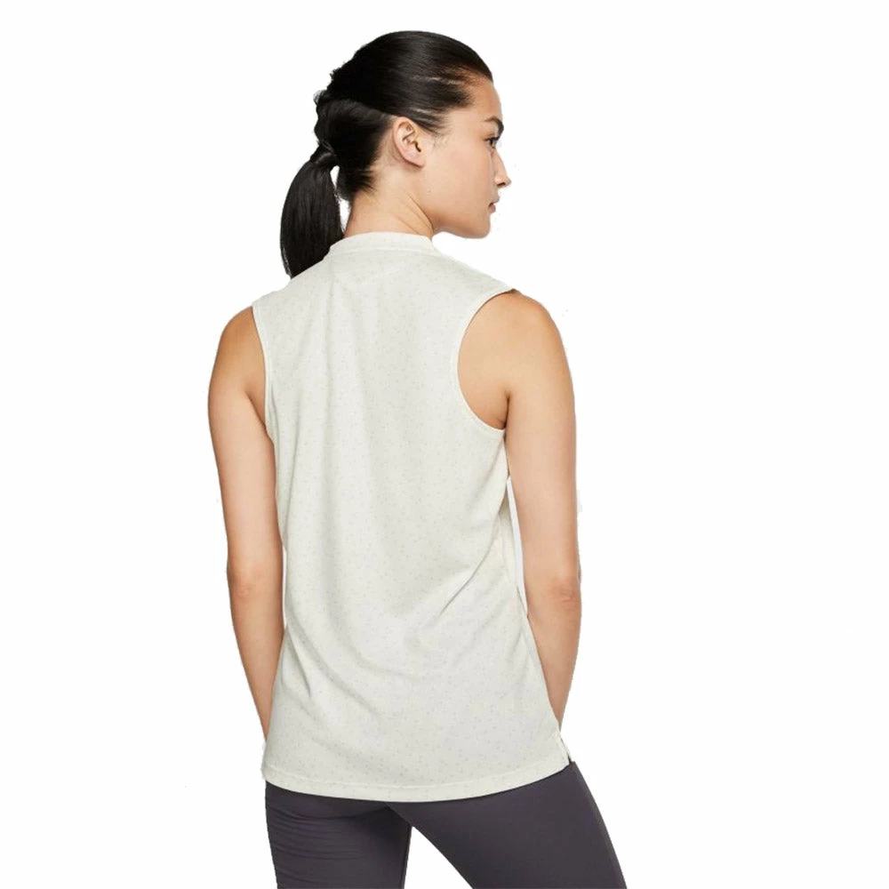 Nike Golf Nike Dri-FIT Blade Print Womens Sleeveless Golf Polo 4 Nike Golf Nike Dri-FIT Blade Print Womens Sleeveless Golf Polo - Image 2