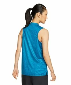 Nike Golf Nike Dri-FIT Blade Print Womens Sleeveless Golf Polo 11 Nike Golf Nike Dri-FIT Blade Print Womens Sleeveless Golf Polo -Wedges Sales 10278 301GREENABYSS 1