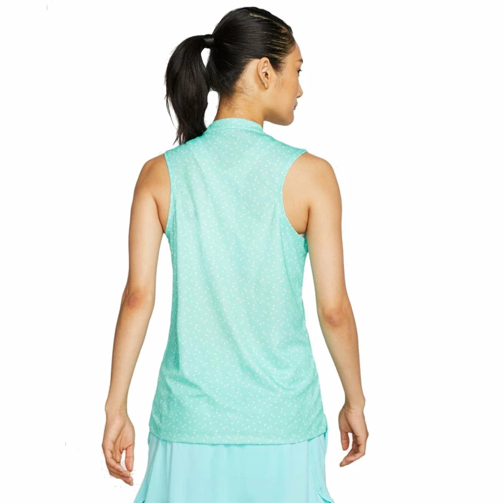 Nike Golf Nike Dri-FIT Blade Print Womens Sleeveless Golf Polo 8 Nike Golf Nike Dri-FIT Blade Print Womens Sleeveless Golf Polo - Image 6