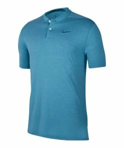 Nike Golf Nike Dri Fit Vapor Heather Blade Mens Golf Polo -Wedges Sales 10287 301GREENABYSS