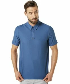 Oakley Icon Mens Golf Polo -Wedges Sales 10840 64WENSIGNBLUE 6dd978b2 e980 407e 81ae 387e9f94ec07