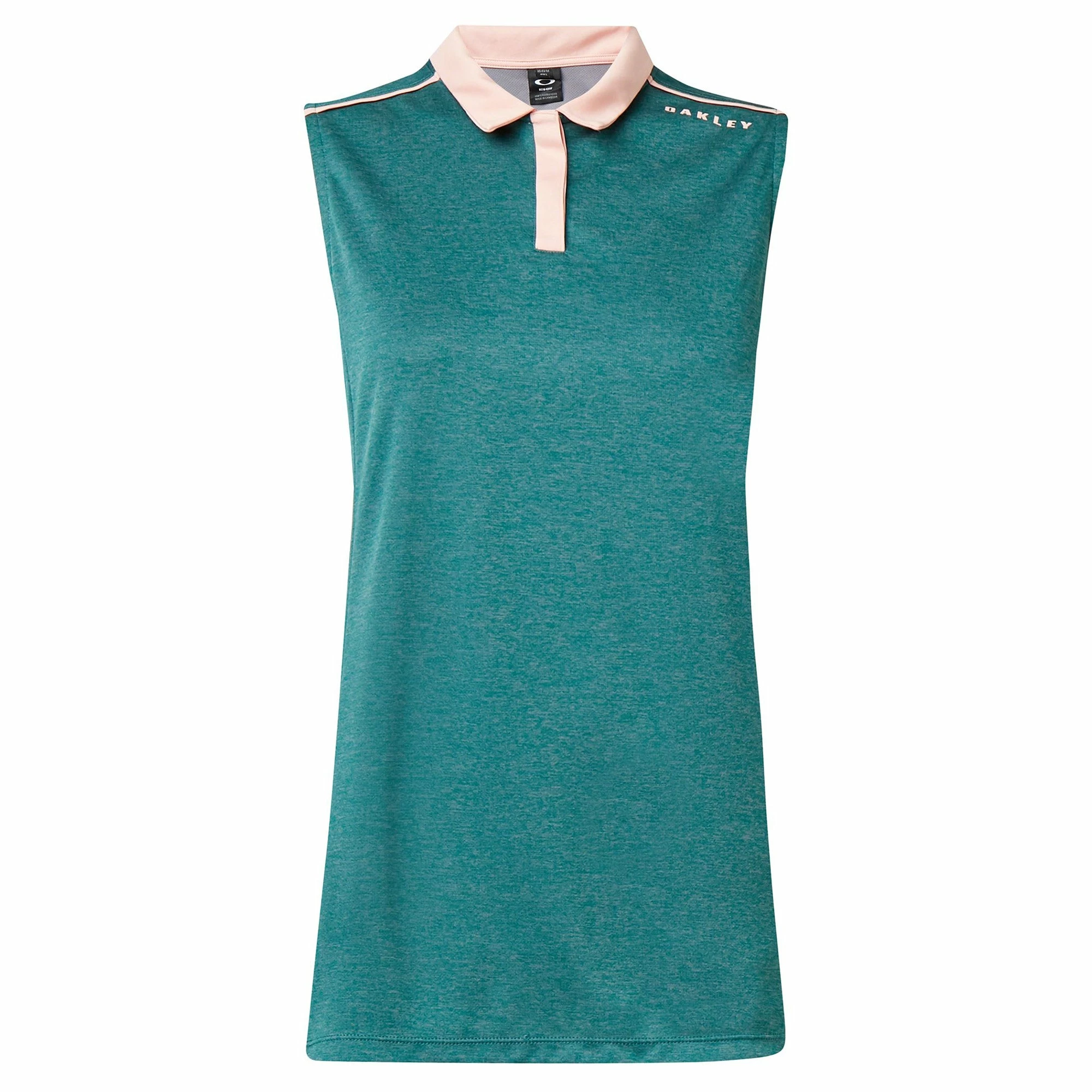 Oakley Balata Heather Womens Sleeveless Golf Polo 3 Oakley Balata Heather Womens Sleeveless Golf Polo
