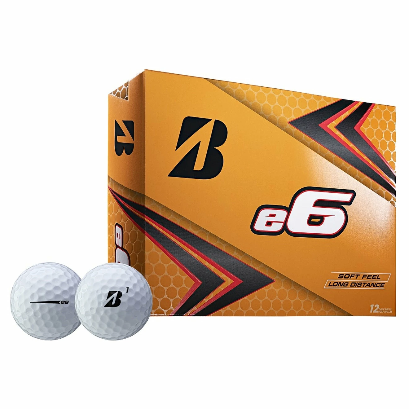 Bridgestone E6 White Golf Balls - Dozen 2 Bridgestone E6 White Golf Balls - Dozen