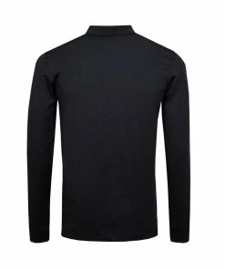J.Lindeberg J. Lindeberg Big Bridge Long Sleeve Regular TX Brushed Jersey Mens Golf Shirt 9 J.Lindeberg J. Lindeberg Big Bridge Long Sleeve Regular TX Brushed Jersey Mens Golf Shirt -Wedges Sales 11856 9992BLACKMEL 1