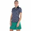 Jofit Appletini Collection Printed Womens Golf Polo -Wedges Sales 12964 POLKADOTPRINT