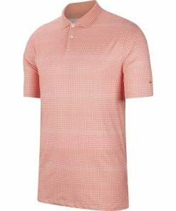 Nike Golf Nike Dri-FIT Vapor Print Mens Golf Polo -Wedges Sales 13128 606PINKQUARTZ