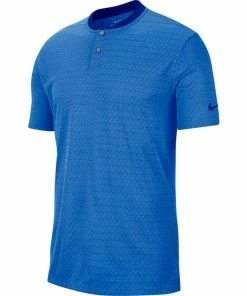 Nike Golf Nike Dri Fit Vapor Textured Blade Mens Golf Polo -Wedges Sales 13131 402PACIFICBLU