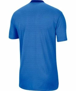 Nike Golf Nike Dri Fit Vapor Textured Blade Mens Golf Polo -Wedges Sales 13131 402PACIFICBLU 1