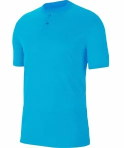 Nike Golf Nike Dri Fit Vapor Textured Blade Mens Golf Polo -Wedges Sales 13131 486BLUEFURY