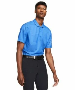 Nike Golf Nike Tiger Woods Dri Fit Camo Mens Golf Polo -Wedges Sales 13193 402PACIFICBLU