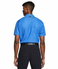 Nike Golf Nike Tiger Woods Dri Fit Camo Mens Golf Polo -Wedges Sales 13193 402PACIFICBLU 1