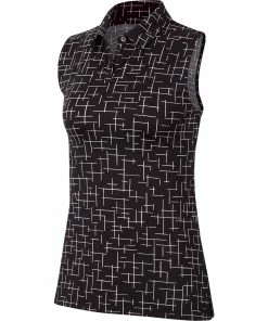 Nike Golf Nike Dri-FIT Fairway Printed Womens Sleeveless Golf Polo