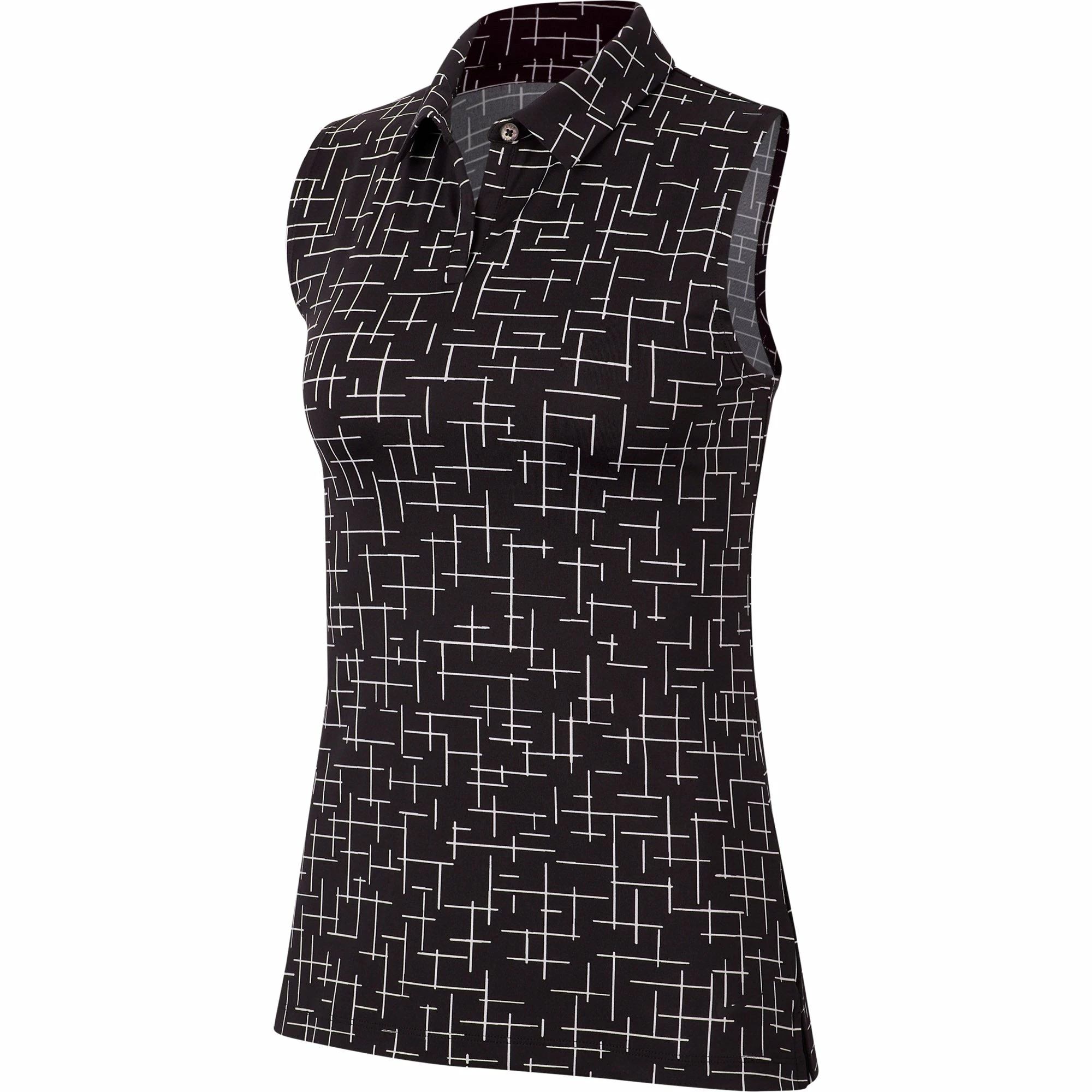 Nike Golf Nike Dri-FIT Fairway Printed Womens Sleeveless Golf Polo 3 Nike Golf Nike Dri-FIT Fairway Printed Womens Sleeveless Golf Polo