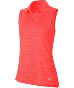 Nike Golf Nike Dri Fit Victory Sleeveless Texture OLC Womens Golf Polo