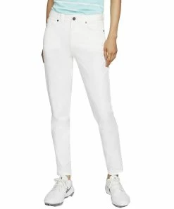Nike Golf Nike Fairway Slim Fit Womens Golf Pants -Wedges Sales 13320 100WHITE