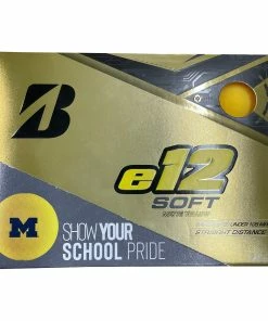 Bridgestone E12 SOFT University Of Michigan Golf Balls - Dozen