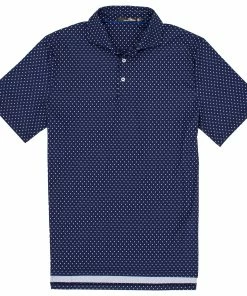 Polo Ralph Lauren RLX Printed Lightweight Airflow Links Dot Mens Golf Polo
