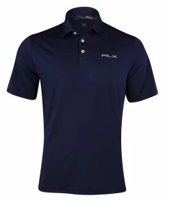 Polo Ralph Lauren RLX Golf Course French Navy Mens Golf Polo