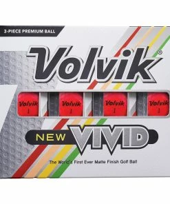 Volvik Vivid Pink Golf Balls 12-Pack
