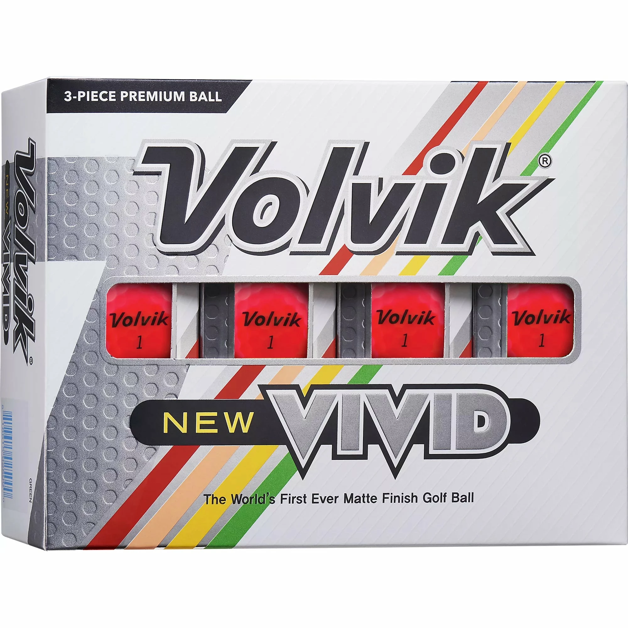 Volvik Vivid Pink Golf Balls 12-Pack 3 Volvik Vivid Pink Golf Balls 12-Pack