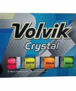 Volvik Crystal Assorted Golf Balls 12-Pack