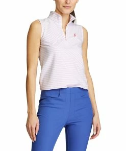 Polo Ralph Lauren Polo Golf Ralph Lauren Striped Womens Golf Sleeveless 1/4 Zip