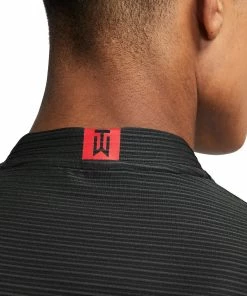 Nike Golf Nike Dri-FIT Tiger Woods Dry Mens Golf Polo -Wedges Sales 15772 BLACK010 2