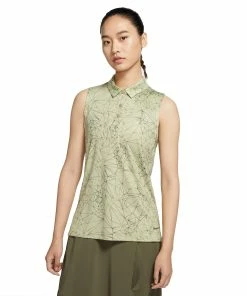 Nike Golf Nike Dri-FIT Fairway Womens Sleeveless Golf Polo 9 Nike Golf Nike Dri-FIT Fairway Womens Sleeveless Golf Polo -Wedges Sales 15785 MEDOLIVE222