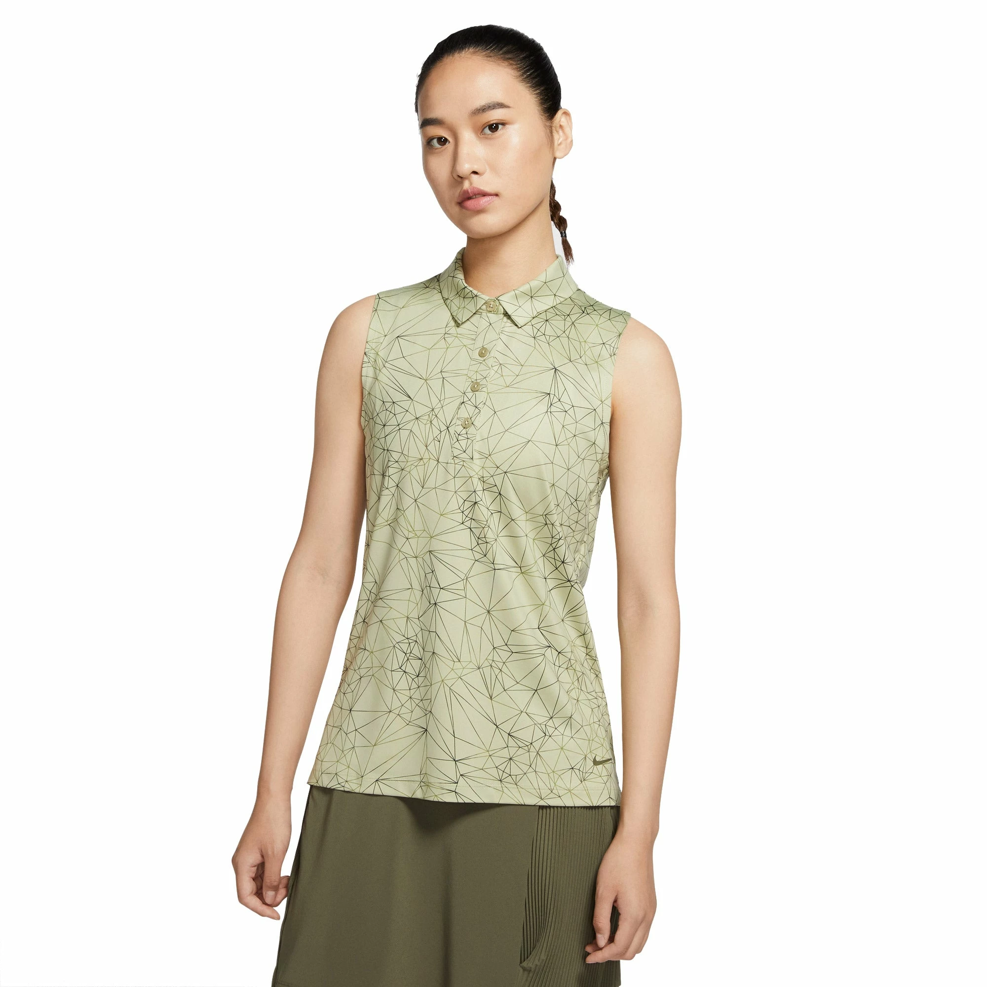 Nike Golf Nike Dri-FIT Fairway Womens Sleeveless Golf Polo 5 Nike Golf Nike Dri-FIT Fairway Womens Sleeveless Golf Polo - Image 3