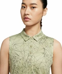 Nike Golf Nike Dri-FIT Fairway Womens Sleeveless Golf Polo 10 Nike Golf Nike Dri-FIT Fairway Womens Sleeveless Golf Polo -Wedges Sales 15785 MEDOLIVE222 1