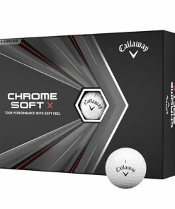 Callaway Chrome Soft X White Golf Balls - Dozen